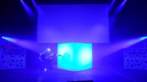 the lighting cube show