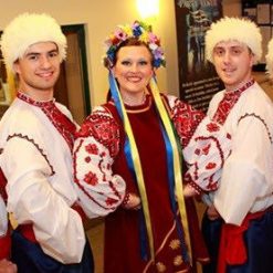 Cossack dancers