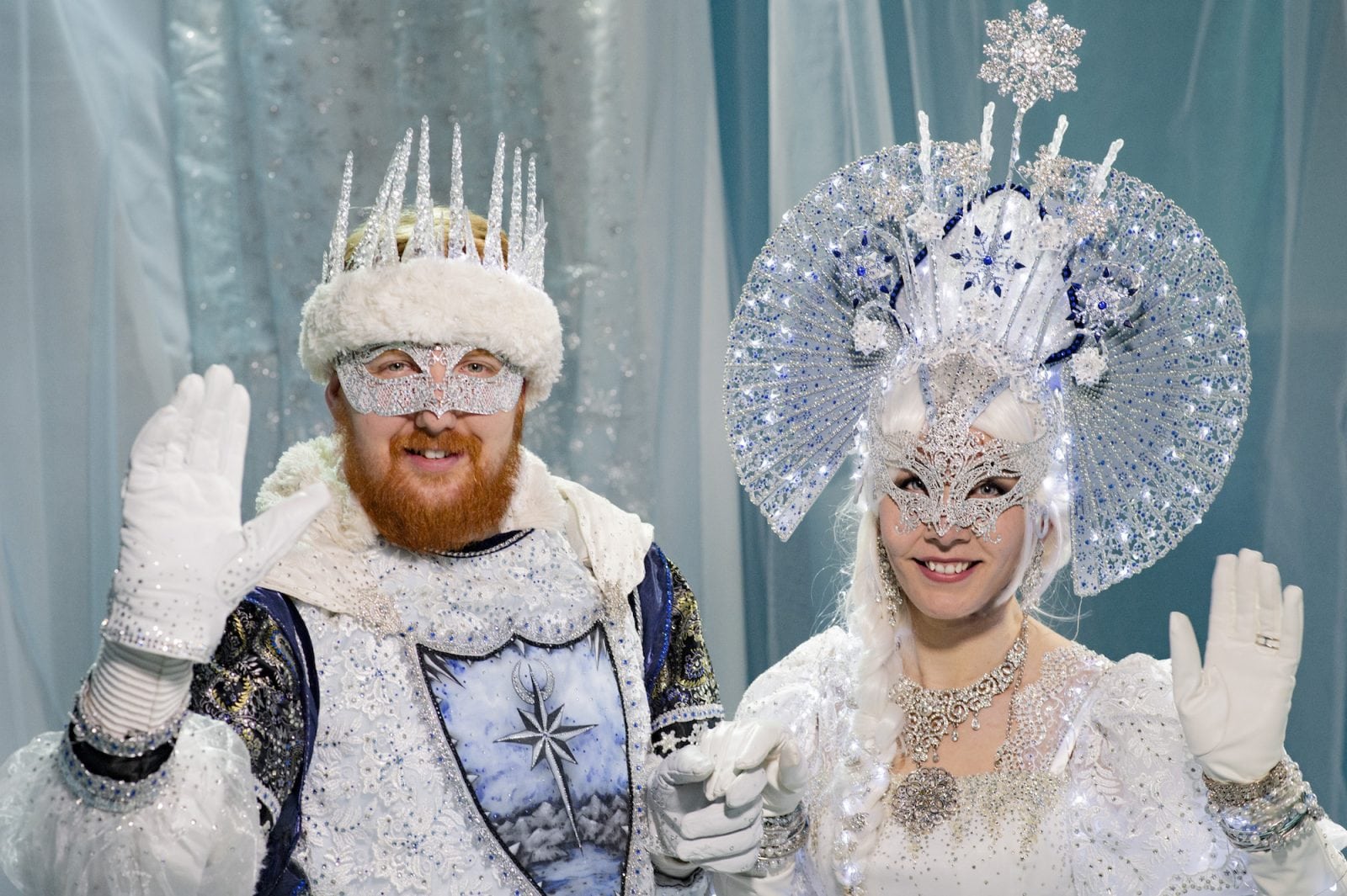 Snow King and Queen for Hire Winter Wonderland Events Corporate