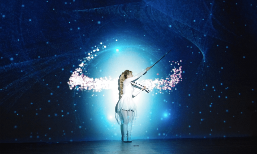 Video Mapping Violinist