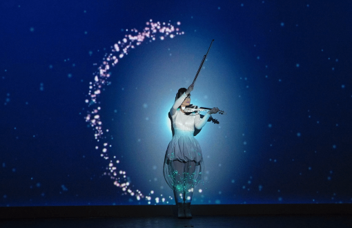Video Mapping Violinist