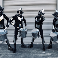 LED Mirror Drummers