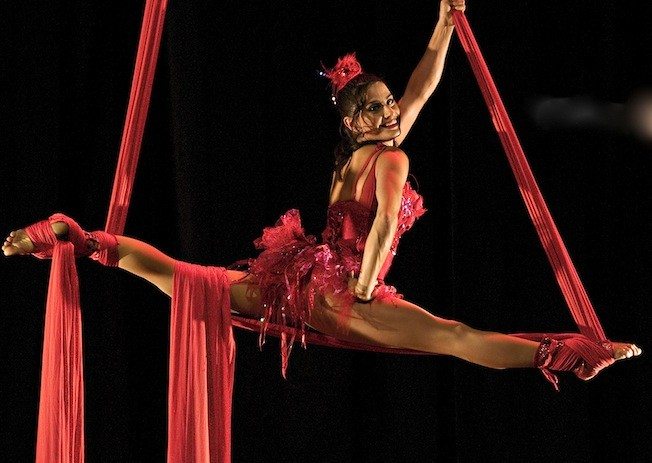 Aerial silks