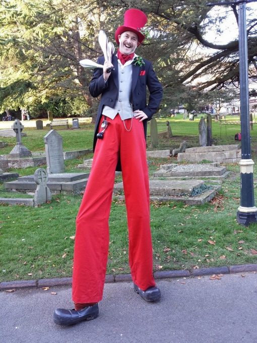comedy stilts for hire