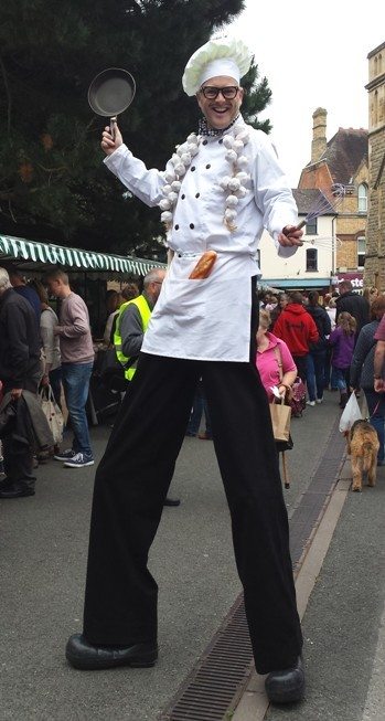 comedy stilts for hire