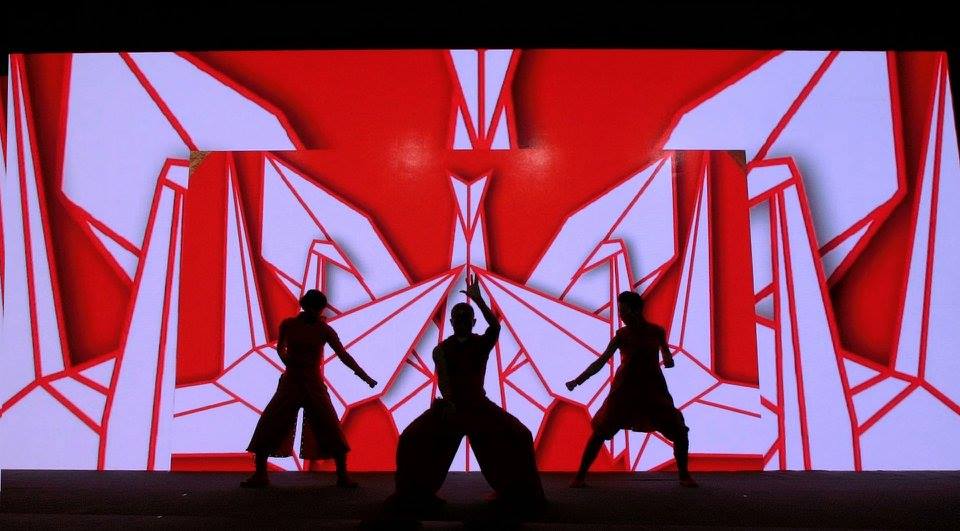 dance and video mapping