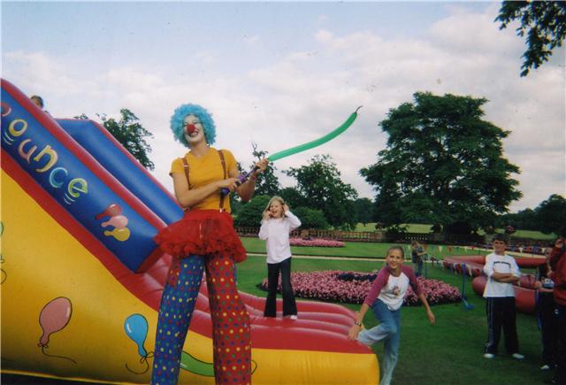 stilt walker Jenny