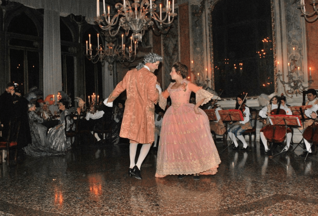 Venetian Mirror With Music And Dance