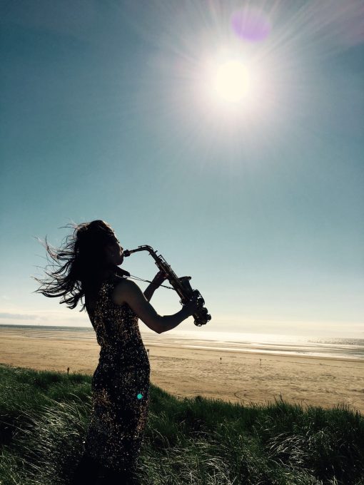 Saxophonist Sophia