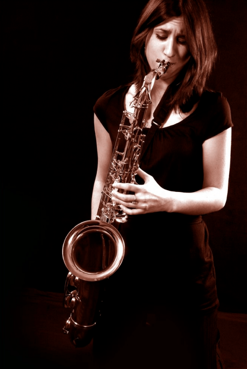Saxophonist Sophia