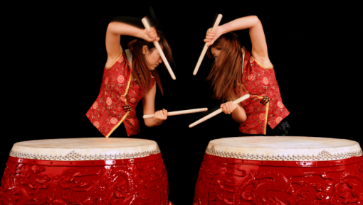 Chinese Female Drumming Group1