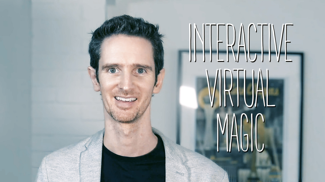 Interactive virtual magic show